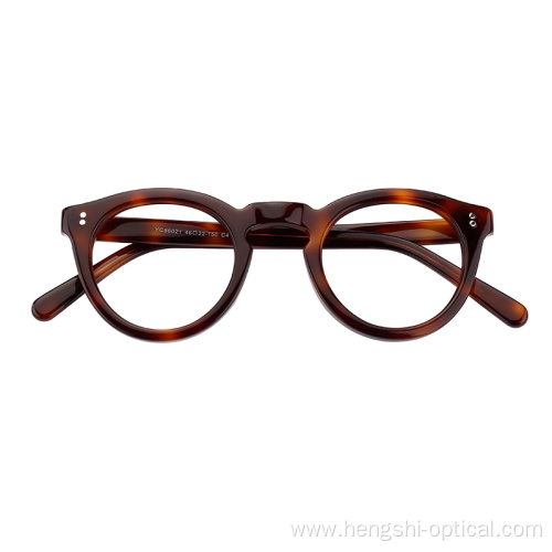 New Model Wholesale Price Eyewear Round Frame Acetate Glasses Optical Frame